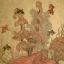 Gaston SUISSE (1896-1988) - Poissons Japonais. Vers 1947.